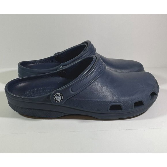 CROCS Cayman Men's 9-11 Black Classic Comfort Clog - Picture 2 of 9